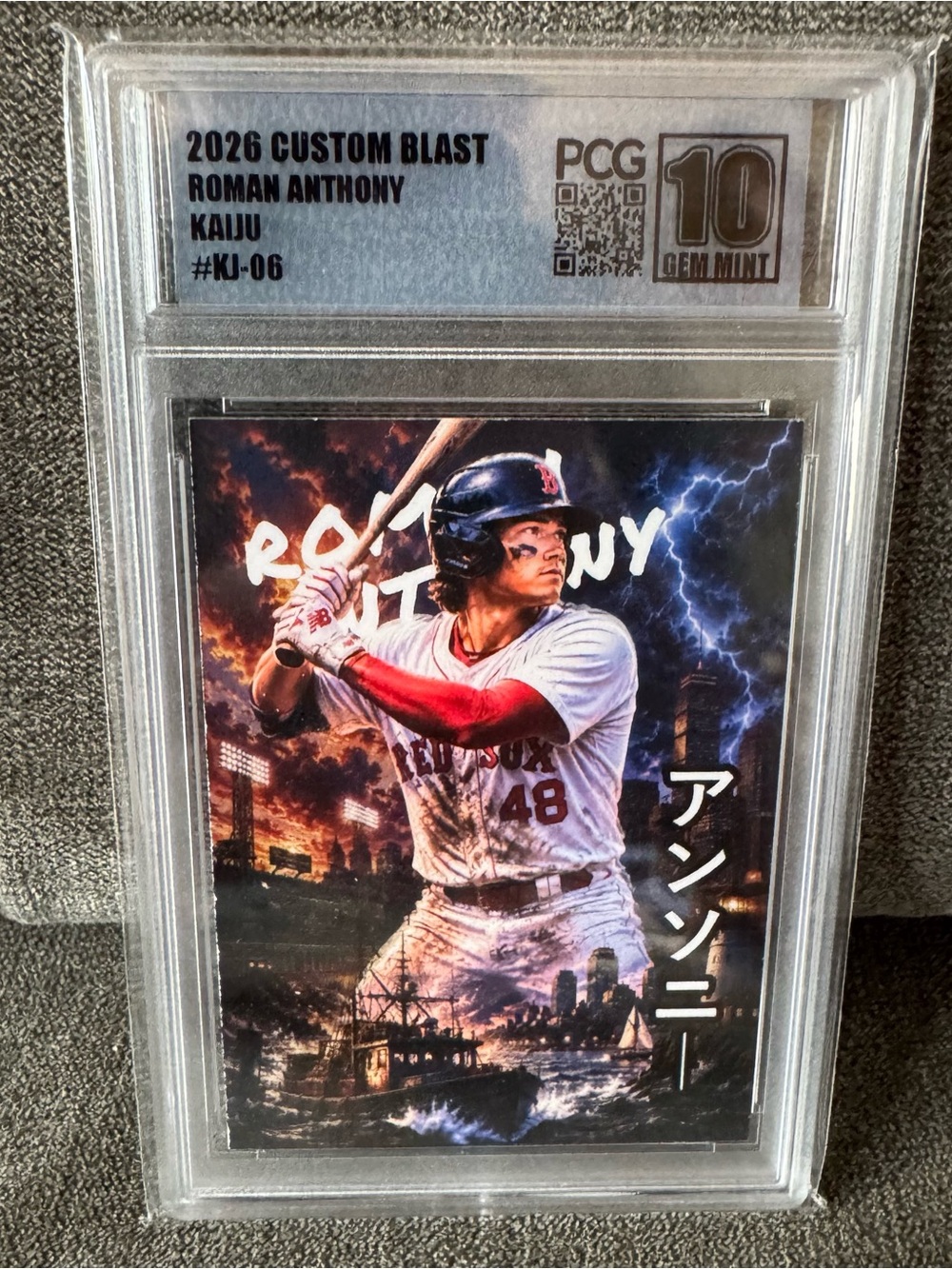 Roman Anthony - 2026 Custom Blast Kaiju #KJ-06 PCG 10 Gem Mint